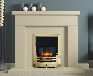 Jura Stone Fireplace Packages with Electric Fires