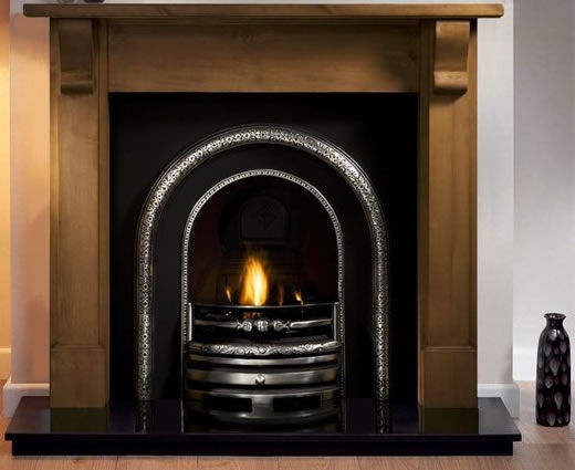 Wooden Fireplace Packages with Gas Fire