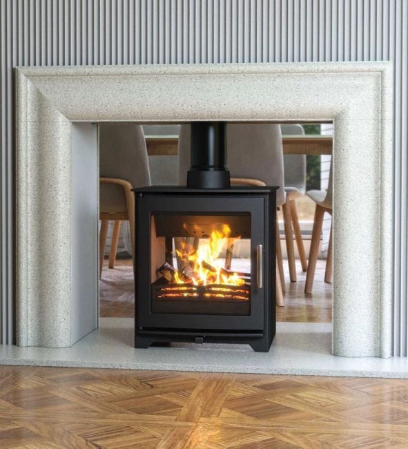Henley Dalewood DEFRA Approved Wood Burning Double Sided Stove