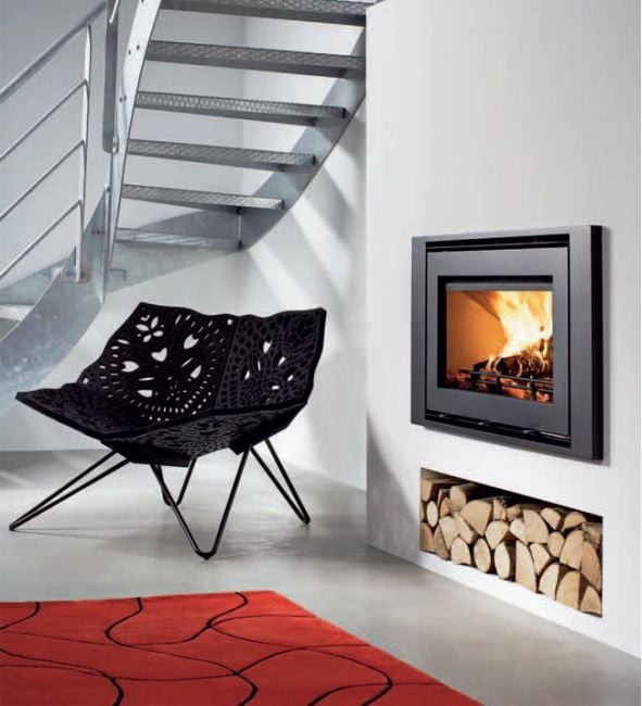 Westfire Uniq 32 Wide Frame DEFRA Approved Wood Burning EcoDesign Inset Stove