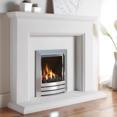 Kinder Camber Gas Fire with Remote Control